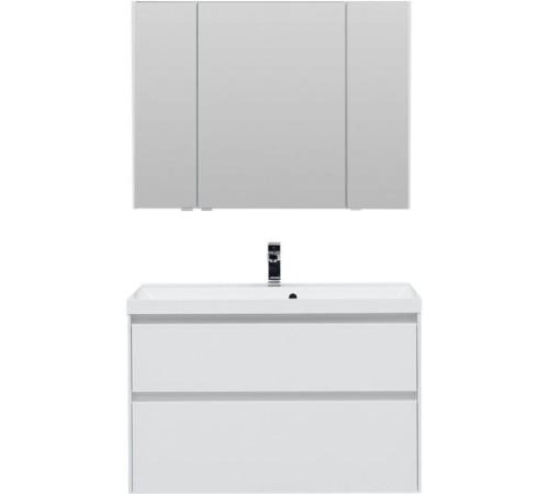 Мебель для ванной Aquanet Гласс 100 белый