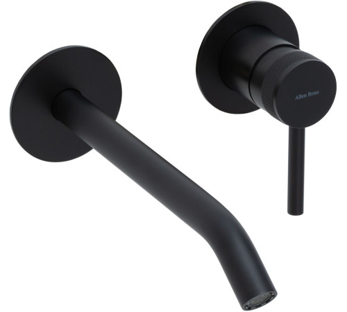 Смеситель для раковины Allen Brau Priority 5.31A03-31 (с внутренней частью) черный матовый