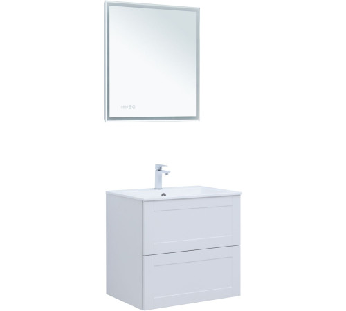 Тумба под раковину Aquanet Терра 70 белый матовый