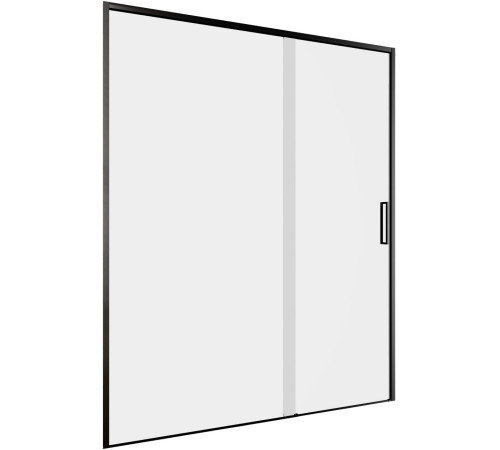 Душевая дверь Aquanet Pleasure Evo 150 AE65-N150-BT профиль черный, прозрачное стекло