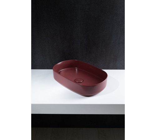 Раковина накладная Allen Brau Fantasy 55 4.11022.BD бордо