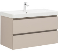 Тумба под раковину Aquanet Вега 2.0 90 бежевый