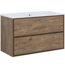 Тумба под раковину Aquanet Милан 105 дуб рустикальный