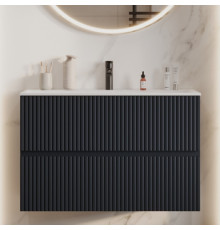 Тумба под раковину Aquanet Джейн 100 маренго