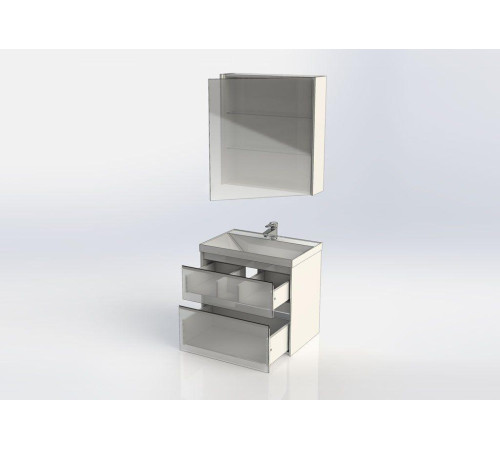 Мебель для ванной Aquanet Гласс 70 белый