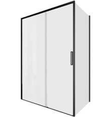 Душевой уголок Aquanet Pleasure Evo 140x100 AE65-140x100-BT профиль черный, прозрачное стекло