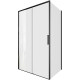 Душевой уголок Aquanet Pleasure Evo 120x90 AE65-120x90-BT профиль черный, прозрачное стекло