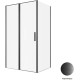 Душевой уголок Allen Brau Priority 120x90 3.31033.BBA + 3.31045.BBA черный браш