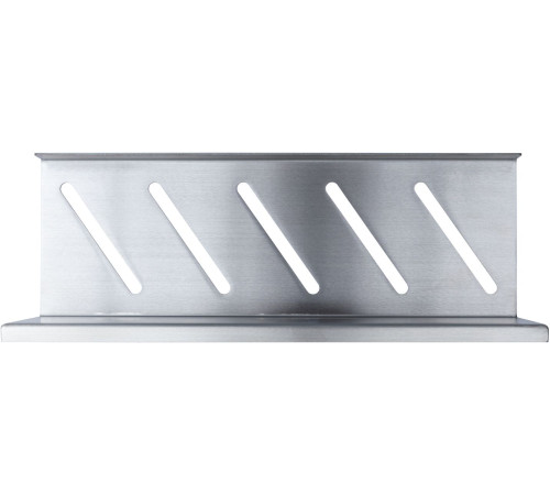 Полка Aquanet Магнум 30x8 сталь браш, открытая