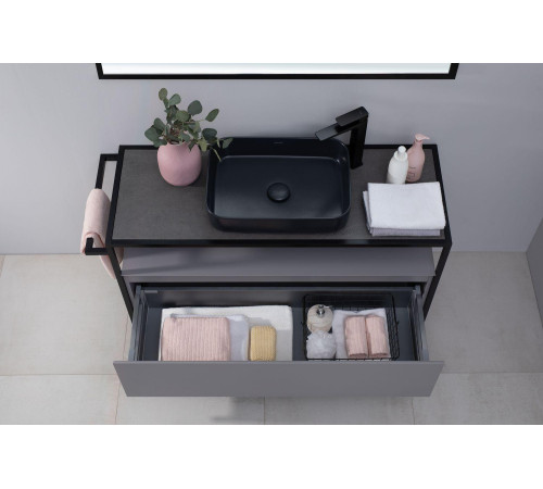 Тумба под раковину Allen Brau Priority 120 1.31004.PGM платина матовый