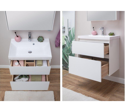 Мебель для ванной Aquanet Гласс 70 белый