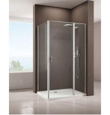 Душевой уголок Allen Brau Priority 90x100 3.31001.00 + 3.31019.00 хром