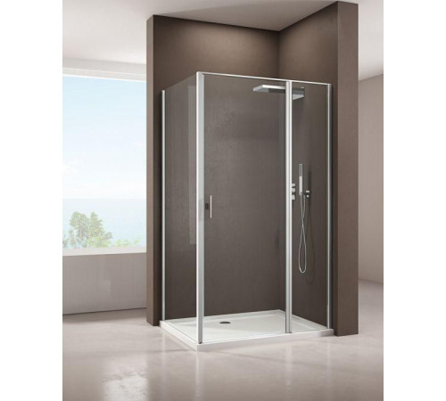 Душевой уголок Allen Brau Priority 90x100 3.31001.00 + 3.31019.00 хром