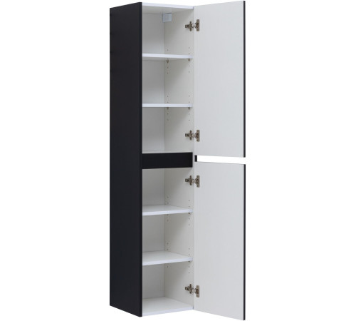 Шкаф-пенал Aquanet Вега 2.0 35 черный