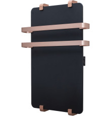 Полотенцесушитель электрический Allen Brau Infinity 100x44 с рейлингом 2.0 и креплением, медь браш