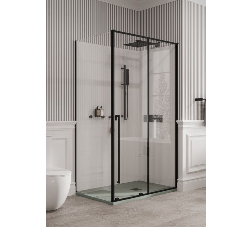 Верхний душ Allen Brau Infinity 5.21A19-31 черный матовый