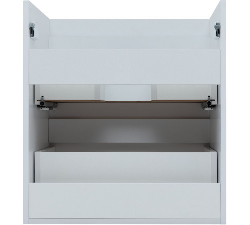 Тумба под раковину Aquanet Практика 60 белый глянец