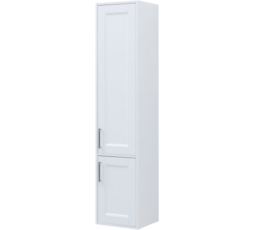 Шкаф-пенал Aquanet Бостон New 35 белый сатин