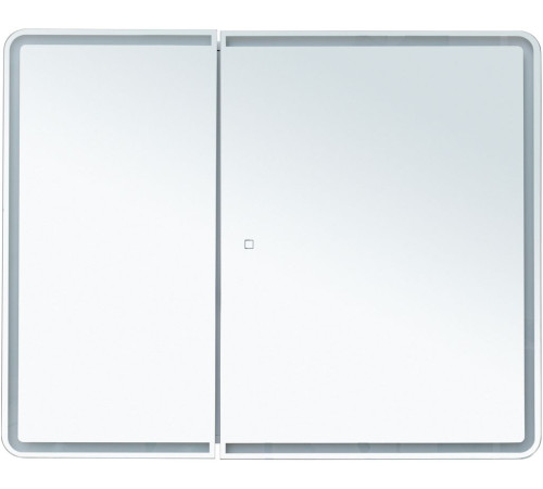 Зеркальный шкаф Aquanet Оптима 100 с LED подсветкой