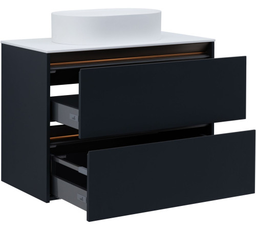 Тумба под раковину Allen Brau Activity 90 1.34013.AM антрацит матовый/олива браш
