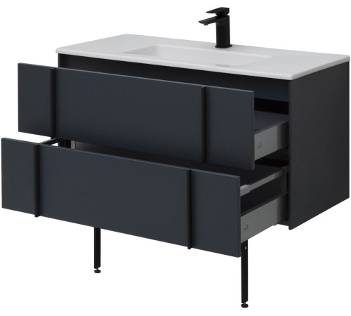 Тумба под раковину Allen Brau Reality 100 1.32007.AM антрацит матовый