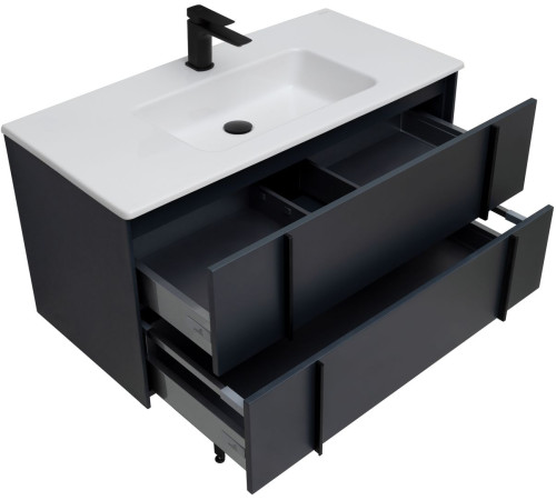 Тумба под раковину Allen Brau Reality 100 1.32007.AM антрацит матовый