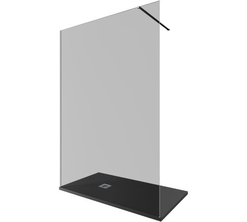 Душевая перегородка Allen Brau Infinity 1 140 3.21026.BA.T серебро браш