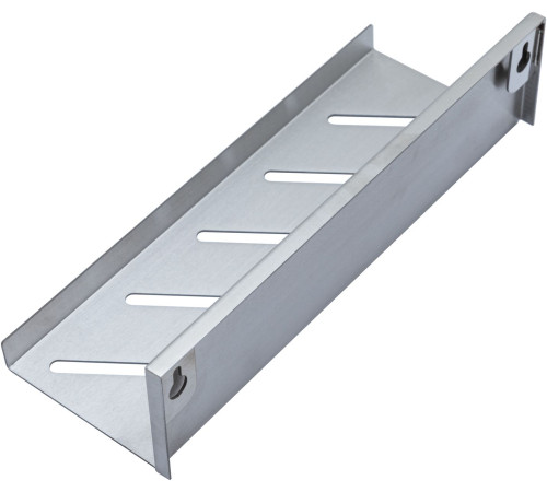 Полка Aquanet Магнум 30x8 сталь браш, открытая