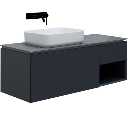 Тумба под раковину Allen Brau Infinity 120 1.21006.AM L антрацит матовый