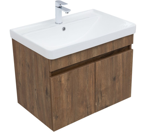 Тумба под раковину Aquanet Оптима 70 дуб рустикальный