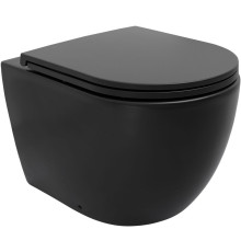 Чаша приставного унитаза Allen Brau Reality 4.32004.31 черный матовый