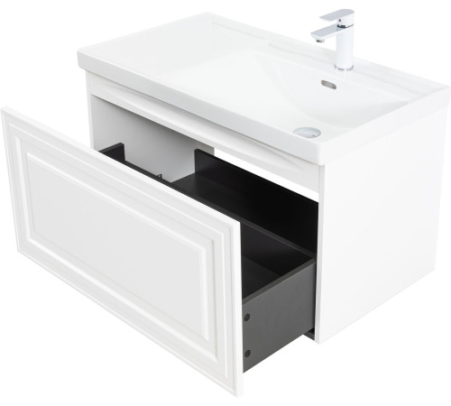 Тумба под раковину Aquanet Агата 90 белый сатин