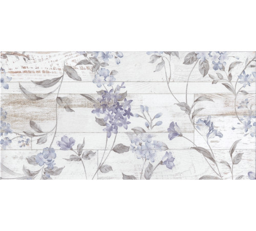 GT15VG Плитка настенная San Remo белая панно часть 2 матовая 25x50