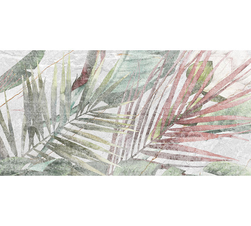 GT137VG Плитка настенная Aventura серая тропики матовая 25x50