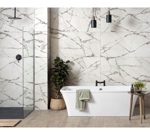 GT120604703MCR Керамогранит Timeline белый карвинг полированный 60x120