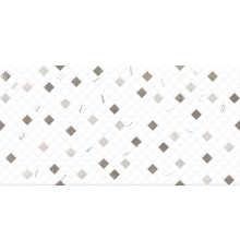 GT125VG Плитка настенная Siluet белая мозаика глянцевая 25x50