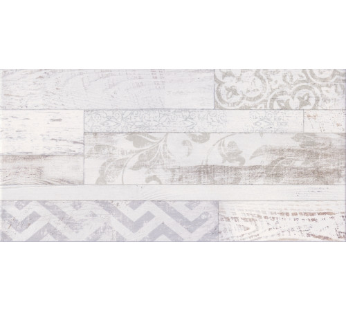 GT13VG Плитка настенная San Remo белая геометрия матовая 25x50