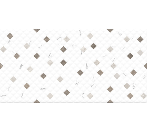 GT125VG Плитка настенная Siluet белая мозаика глянцевая 25x50